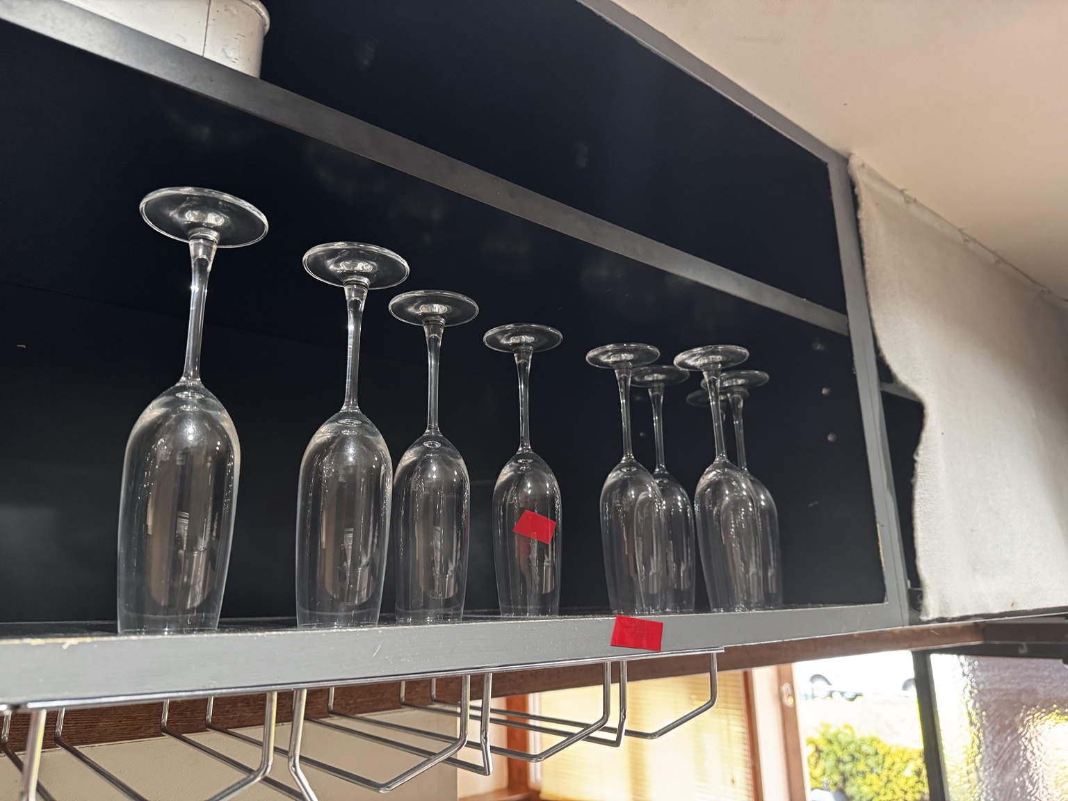 Wine glasses